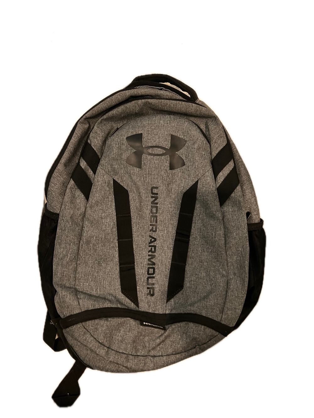 Under Armour Gray Black Hustle 5.0 Backpack